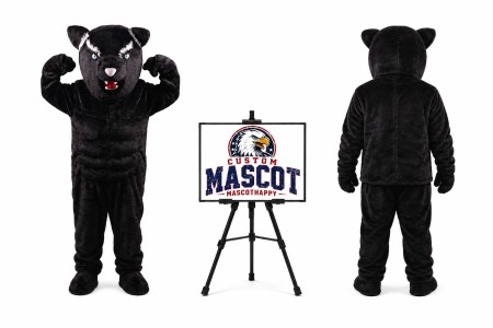 Panther Power Cat Mascot Costume