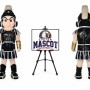 Spartan Trojan Knight Sparty Mascot Costume