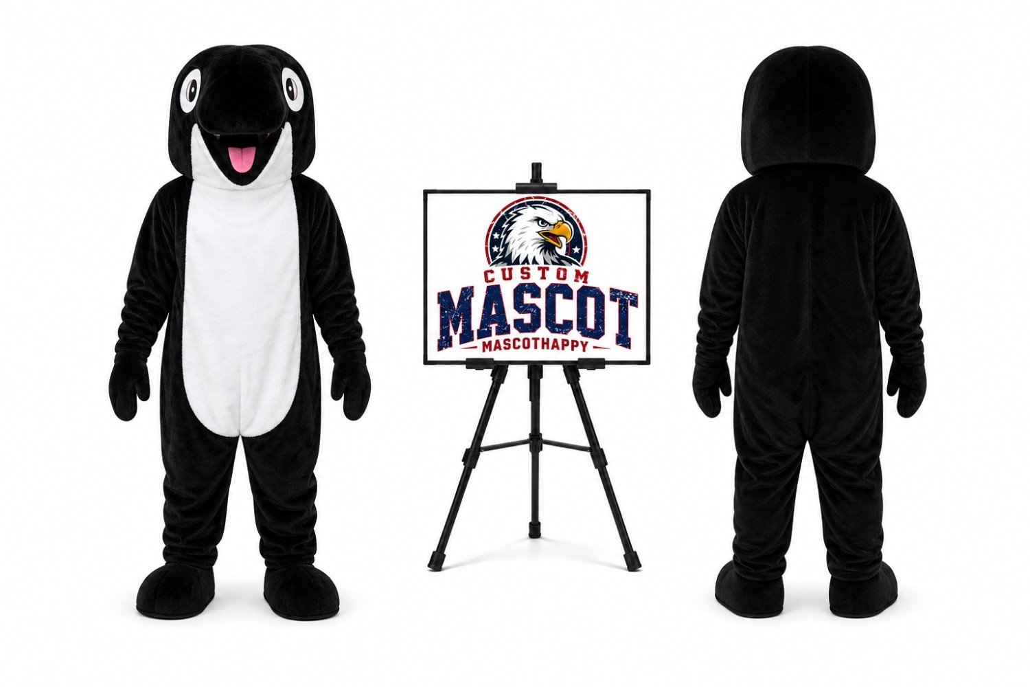 Whale Orca Mascot Costume Whale Orca Mascot Costume