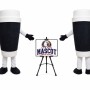 Coffee Cup Mascot Costume