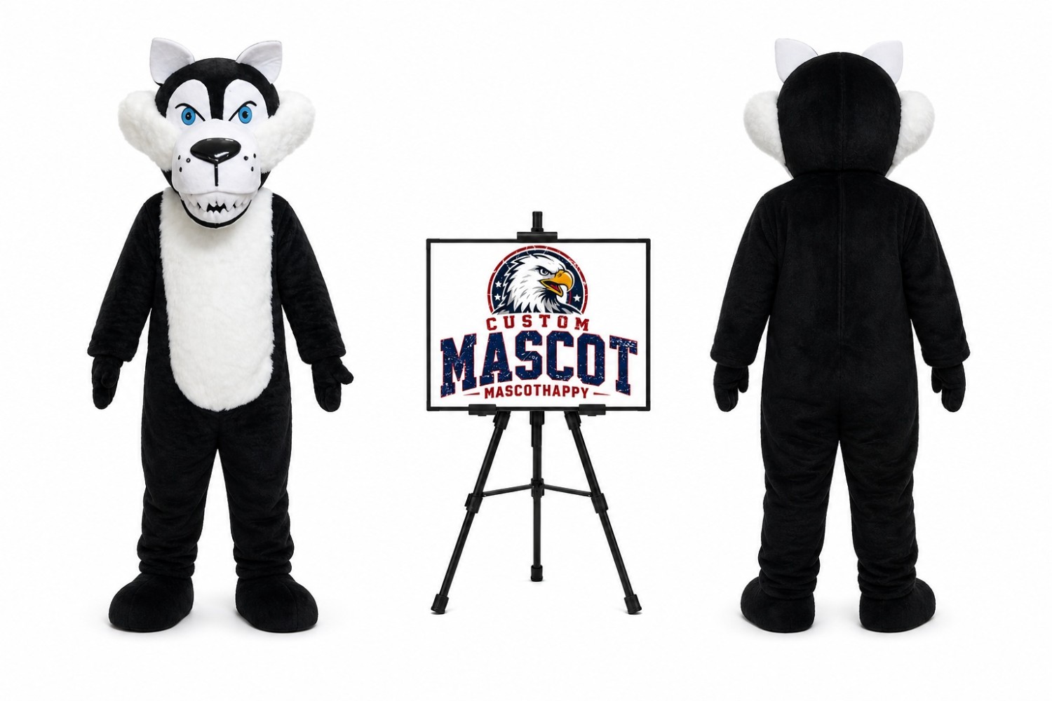 Wolf Mascot Costume Wolf Mascot Costume