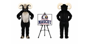 Blocking Ram Mascot Costume Blocking Ram Mascot Costume