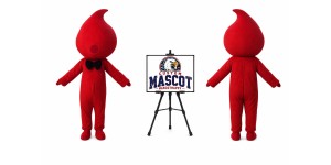 Blood Mascot Costume Blood Mascot Costume