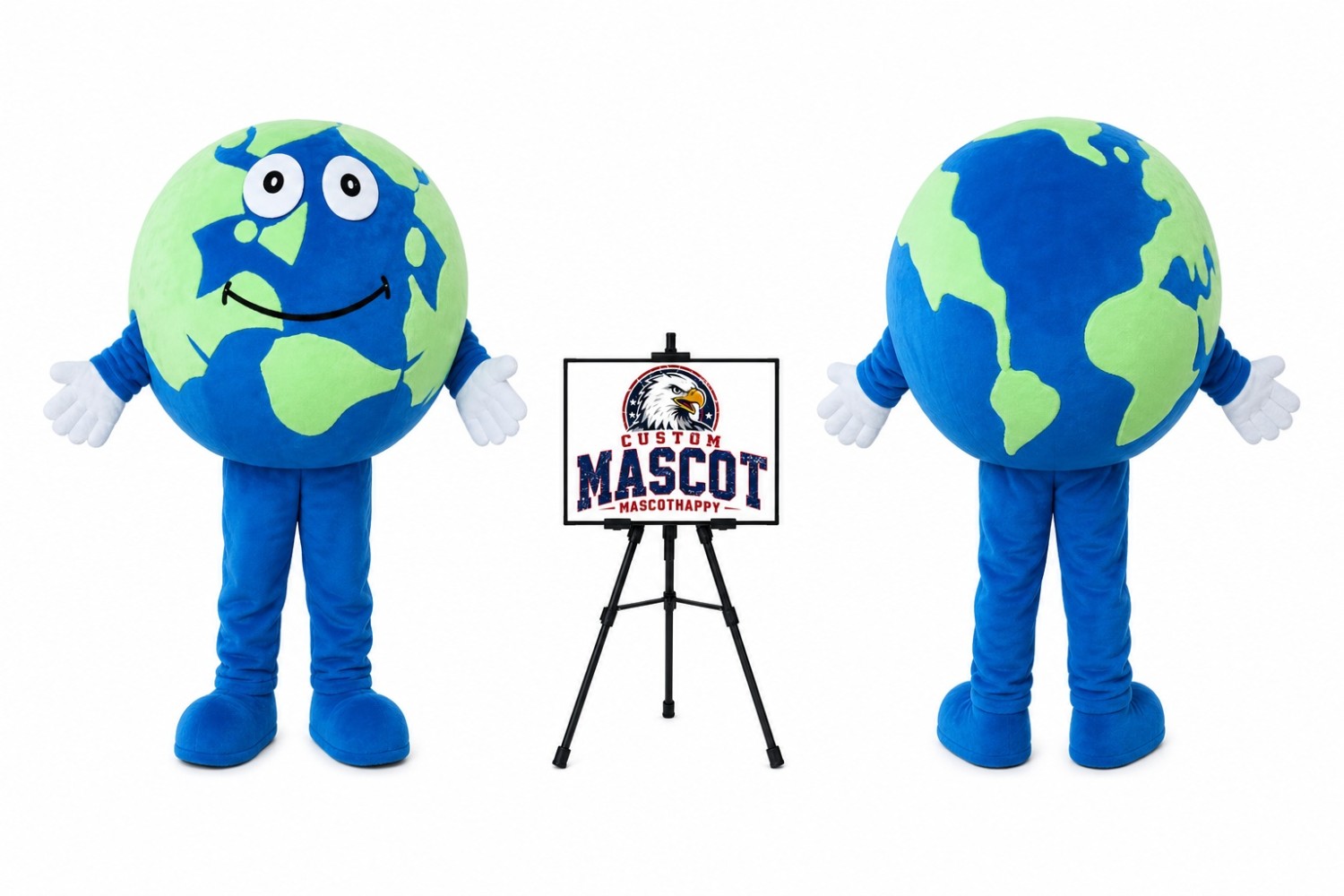 Earth World Global Mascot Costume Earth World Global Mascot Costume