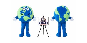 Earth World Global Mascot Costume Earth World Global Mascot Costume