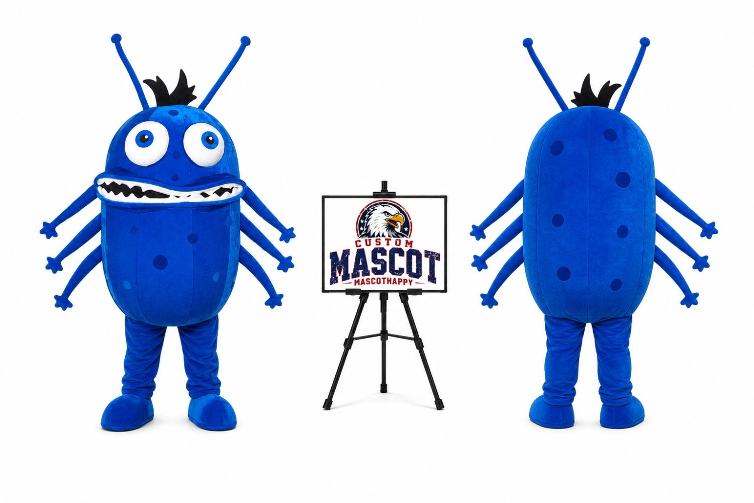 Bacterium Germ Virus Monster Mascot Costume for Halloween Events Bacterium Germ Virus Monster Mascot Costume for Halloween Events
