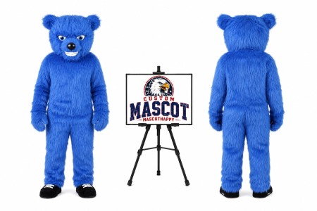 Bear Long Hairy Mascot Costume