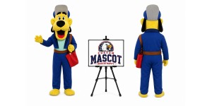 Coat Dog Mascot Costume Coat Dog Mascot Costume