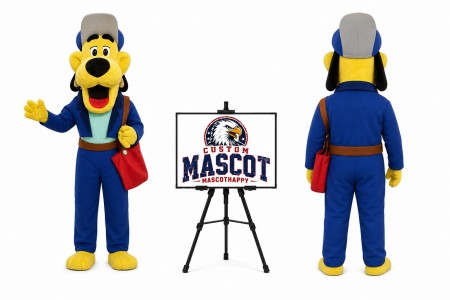 Coat Dog Mascot Costume