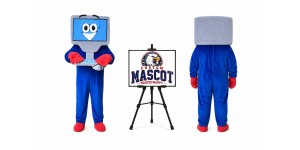 Computer Mascot Costume Computer Mascot Costume