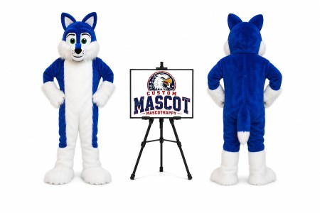 Husky Dog Wolf Mascot Costume