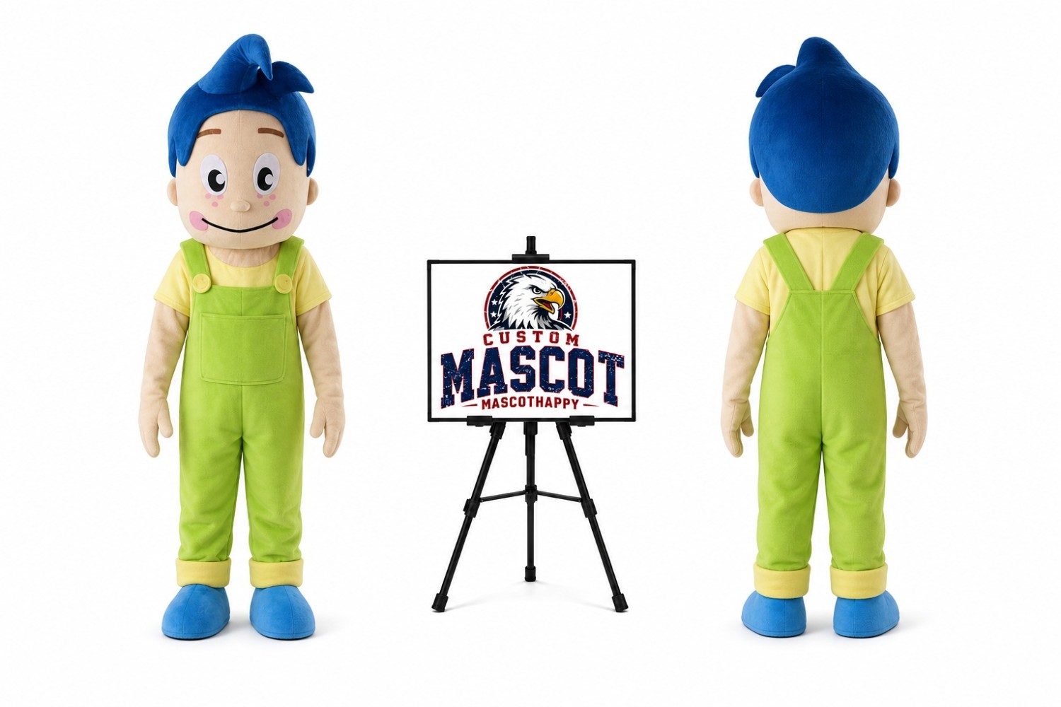 Hair Boy Mascot Costume Hair Boy Mascot Costume