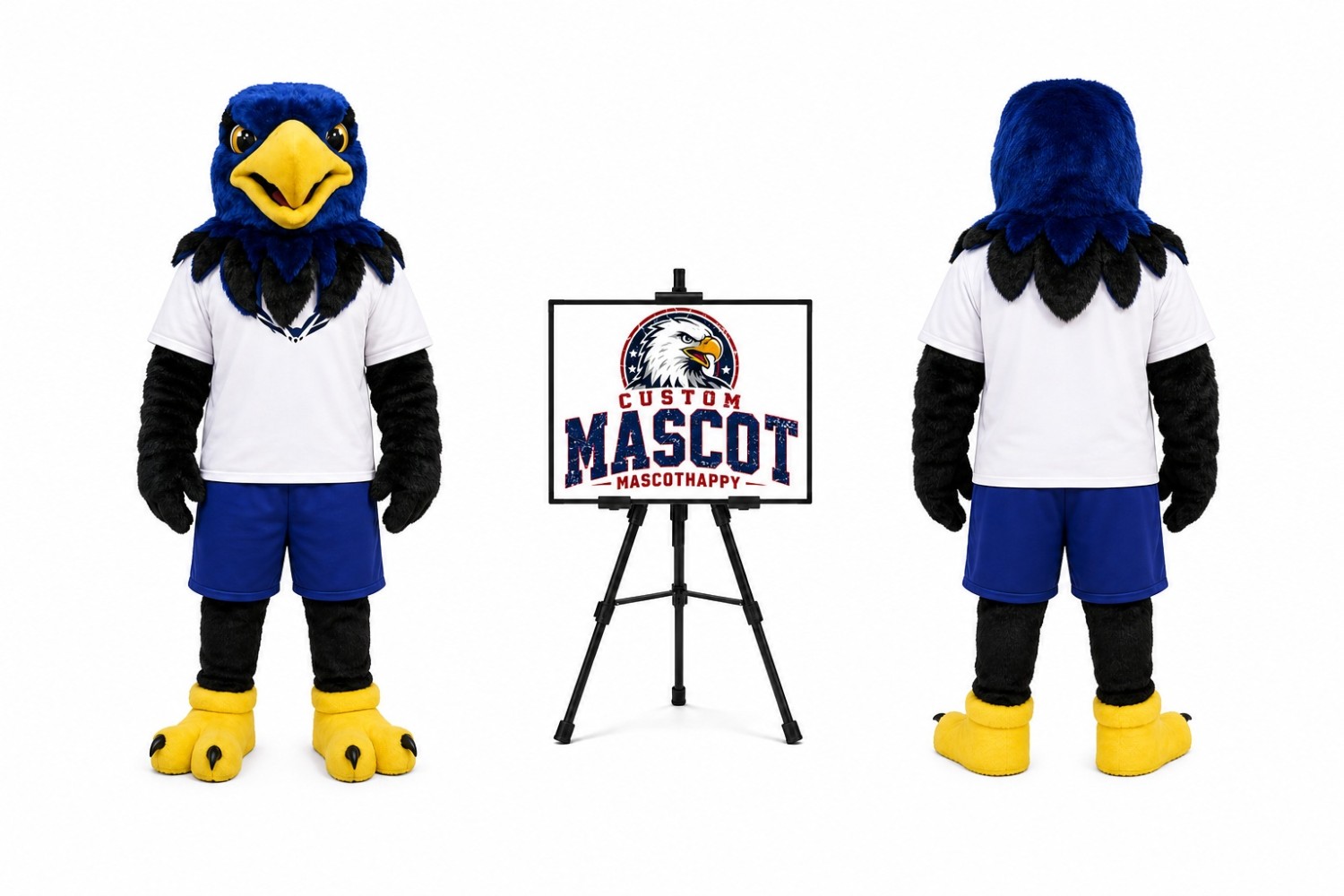 Hawk Eagles Mascot Costume Hawk Eagles Mascot Costume