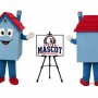 House Cartoon Mascot Costume
