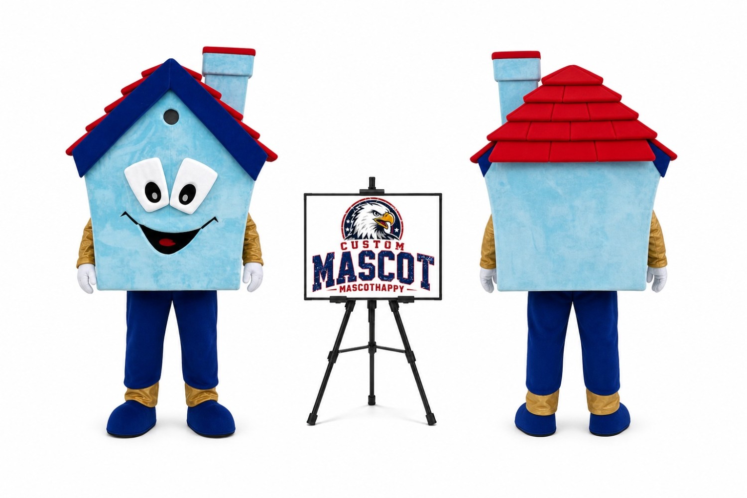 House Mascot Costume House Mascot Costume