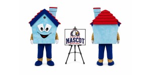 House Mascot Costume House Mascot Costume