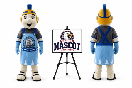 Knight Trojan Spartan Mascot Costume