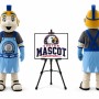 Knight Trojan Spartan Mascot Costume
