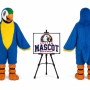 Macaw Parrot Mascot Costume