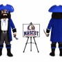 Pirate Mascot Costume for Parties