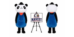 Pnada Girl Mascot Costume Pnada Girl Mascot Costume