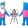 Shark Mascot Costume