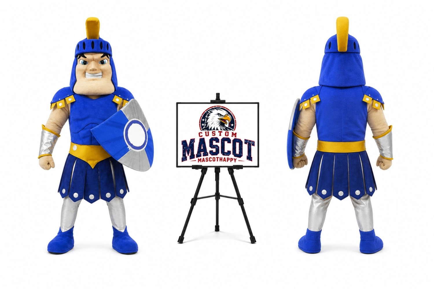 Spartan Titan Trojan Mascot Costume Spartan Titan Trojan Mascot Costume