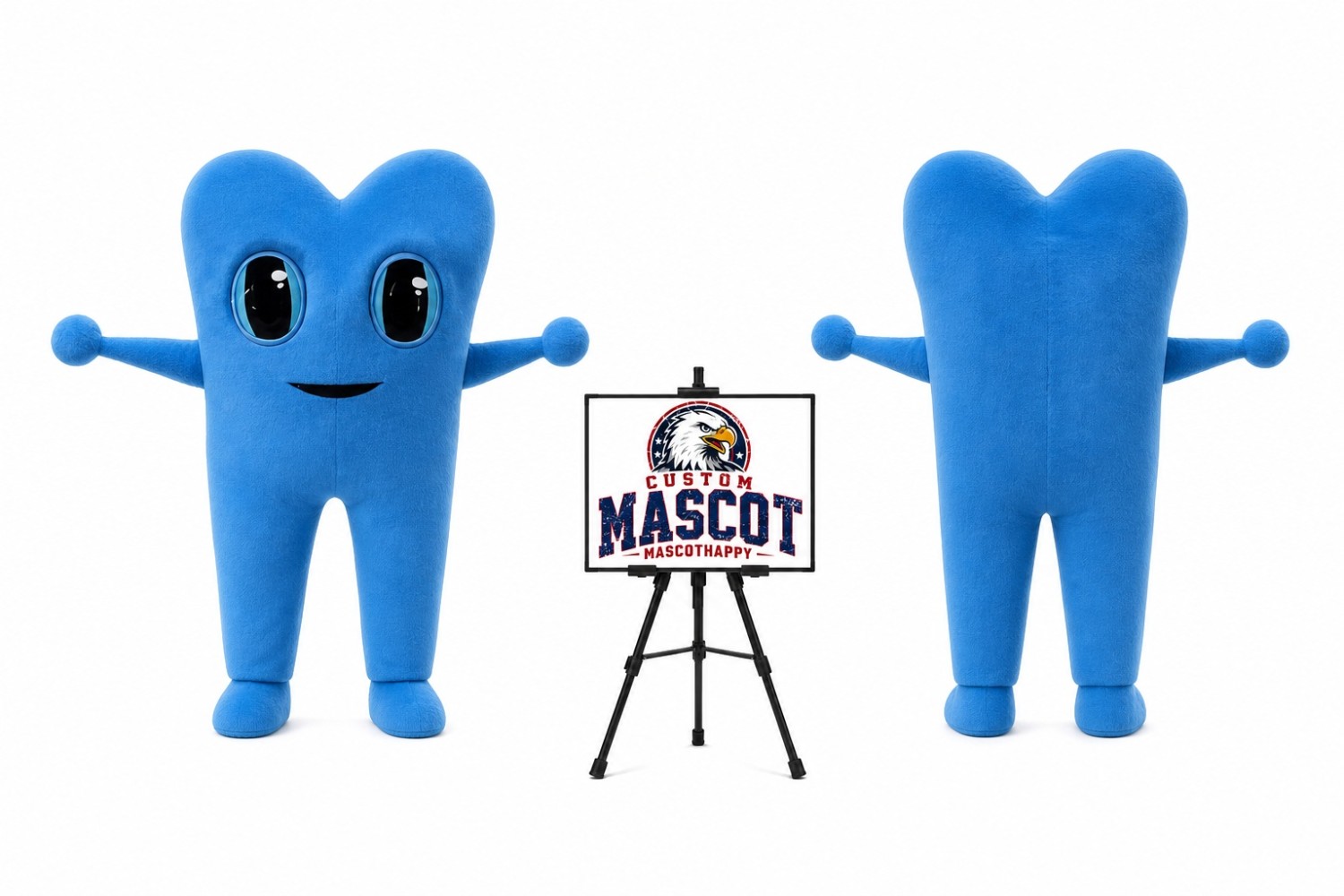 Tooth Mascot Costume Tooth Mascot Costume