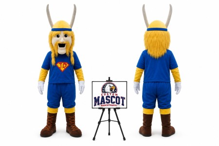 Viking Man Mascot Costume