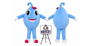 Water Droplets Mascot Costume Water Droplets Mascot Costume