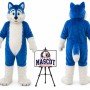 Wolf Dog Husky Mascot Costume