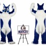 Husky Dog Mascot Costume