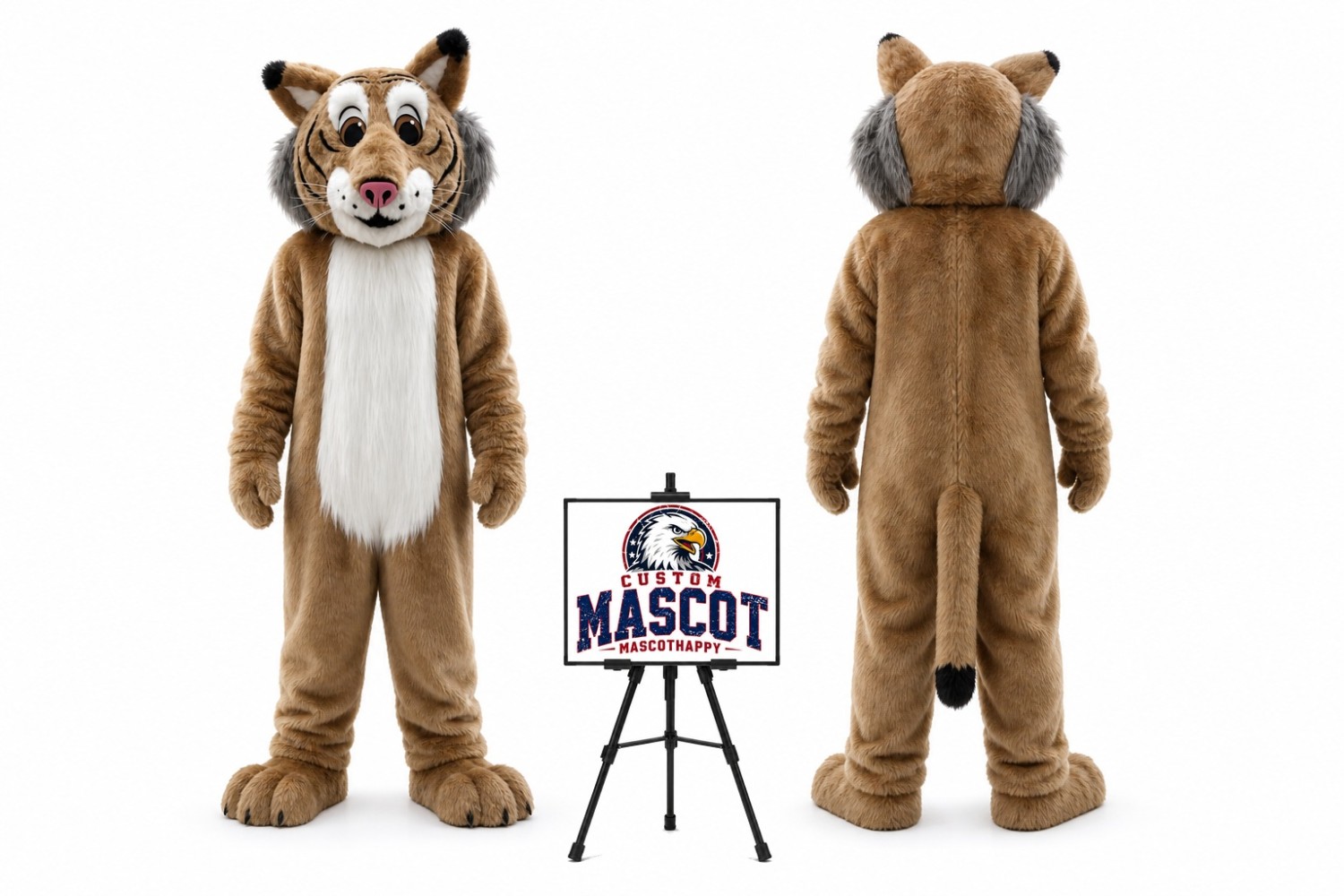 Bobcat Wildcat Mascot Costume Bobcat Wildcat Mascot Costume