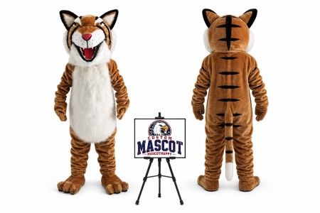 Bobcat Tiger Wildcat Mascot Costume
