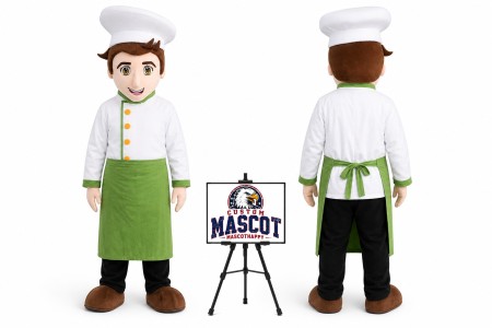 Boy Chef Mascot Costume for Food Events
