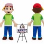 Boy Mascot Costume