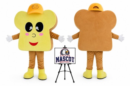 Bread Mascot Costume for Food Events
