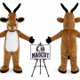 Adult Reindeer Mascot Costume for Christmas Events