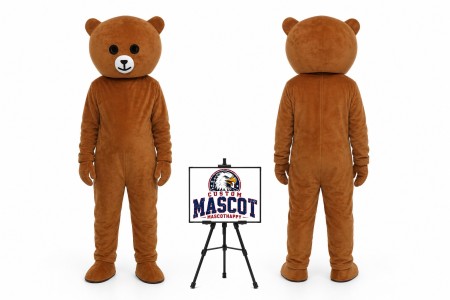 Bear Cartoon Mascot Costume