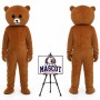 Bear Cartoon Mascot Costume