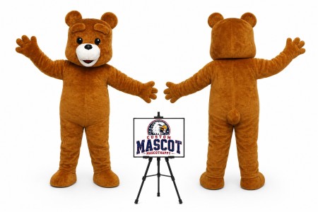 Bear Mascot Animal Character Costume Mascot Costume