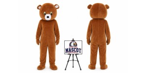 Bear Plush Helmet Mascot Head Mascot Costume Bear Plush Helmet Mascot Head Mascot Costume
