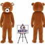 Bear Plush Helmet Mascot Head Mascot Costume