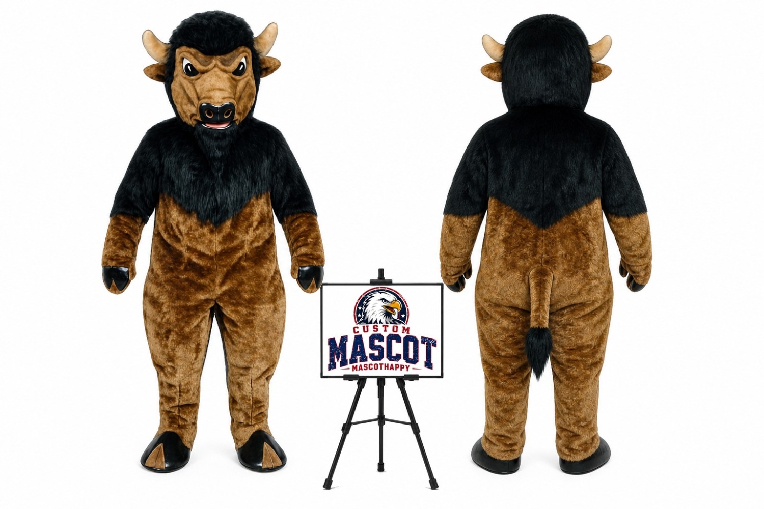 Bison Bull Adult Mascot Costume Mascot Costume Bison Bull Adult Mascot Costume Mascot Costume