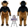 Bison Bull Adult Mascot Costume Mascot Costume