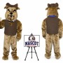 Bulldog Mascot Costume