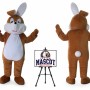 Bunny Rabbit Easter Mascot Costume for Easter Events