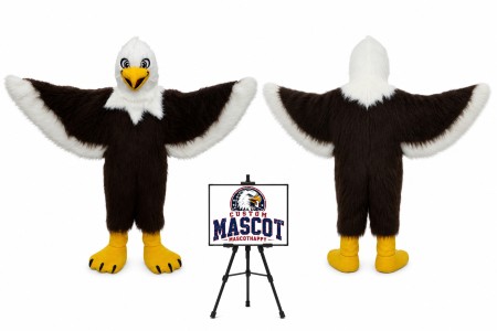 Eagle Long Wool Mascot Costume