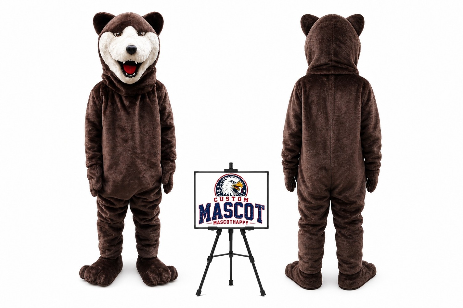 Grizzly Bear Mascot Costume Grizzly Bear Mascot Costume