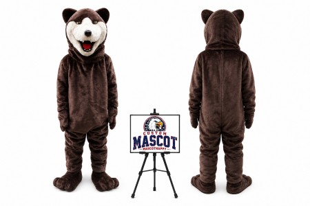 Grizzly Bear Mascot Costume